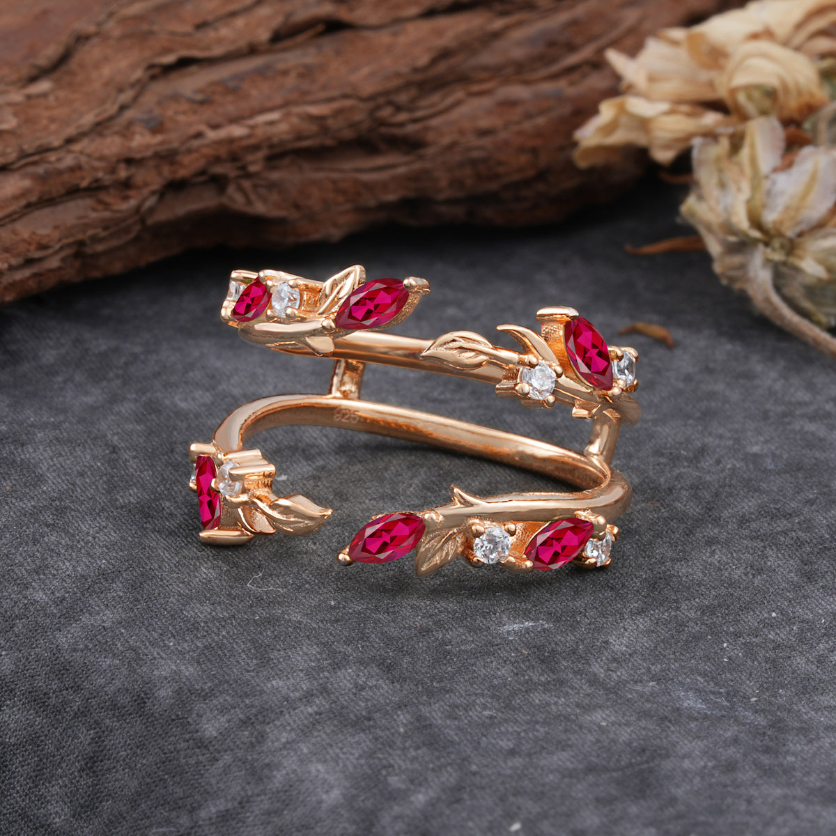 SR17251 Ruby Ring - Additional view