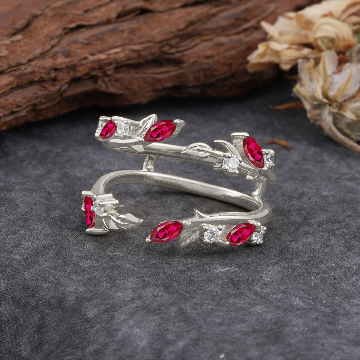 SR17251 Ruby Ring - Additional view