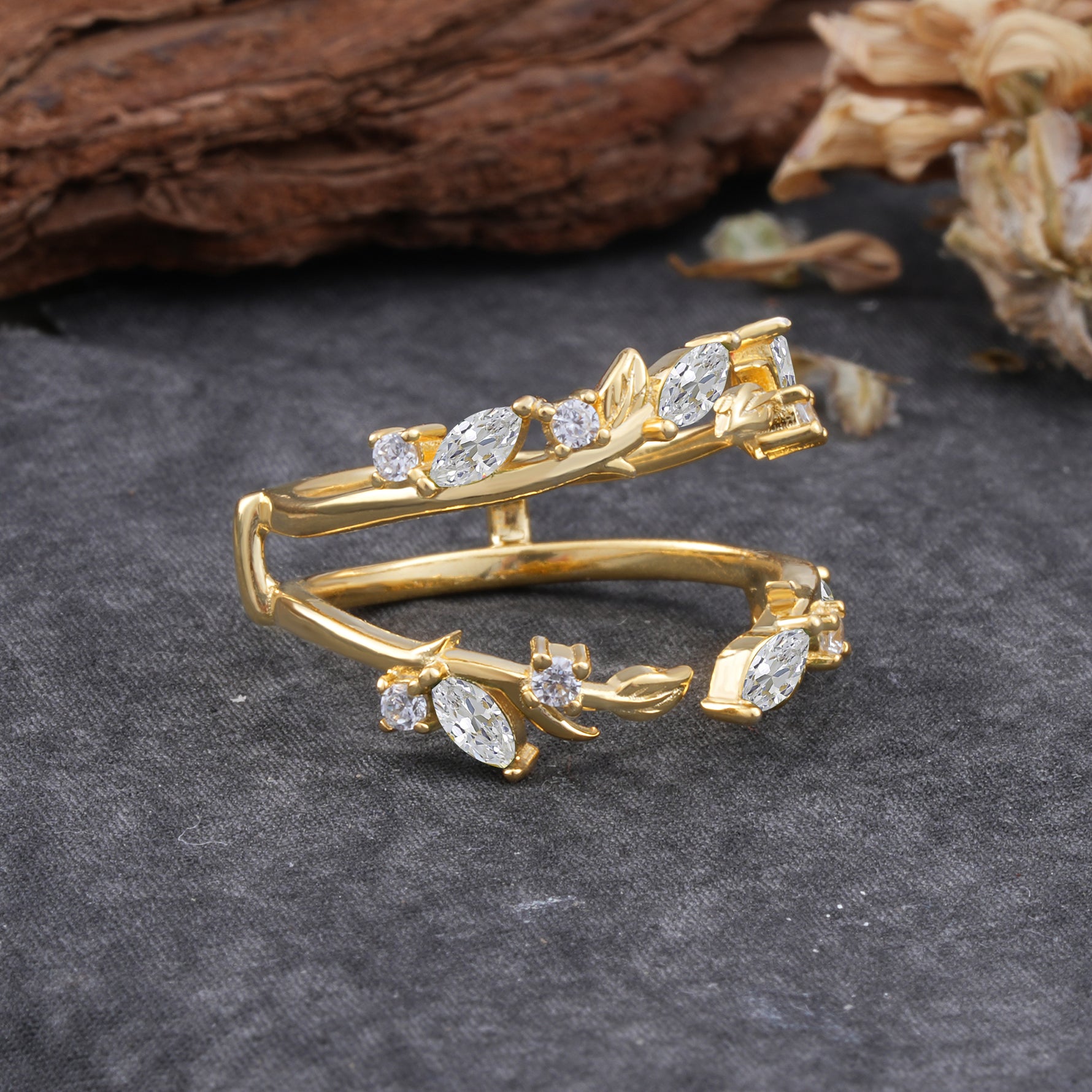 SR17251 Moissanite Ring - White-Gold