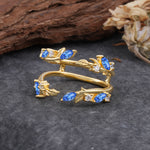 SR17251 Sapphire Ring - Yellow-Gold