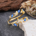 SR17251 Sapphire Ring - Rose-Gold