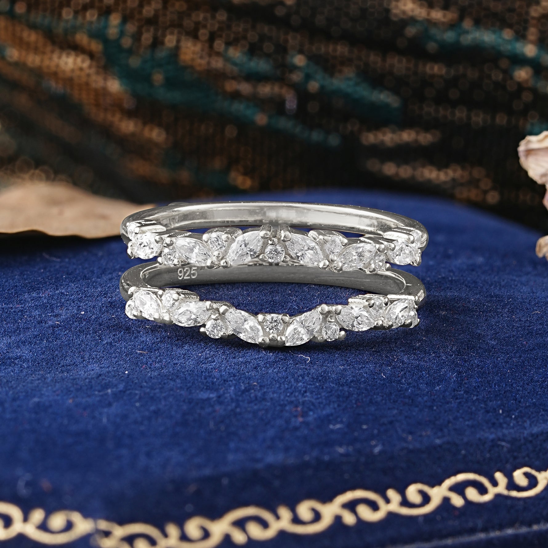 Elegant Moissanite Pavé Wedding Band for Women - Additional view