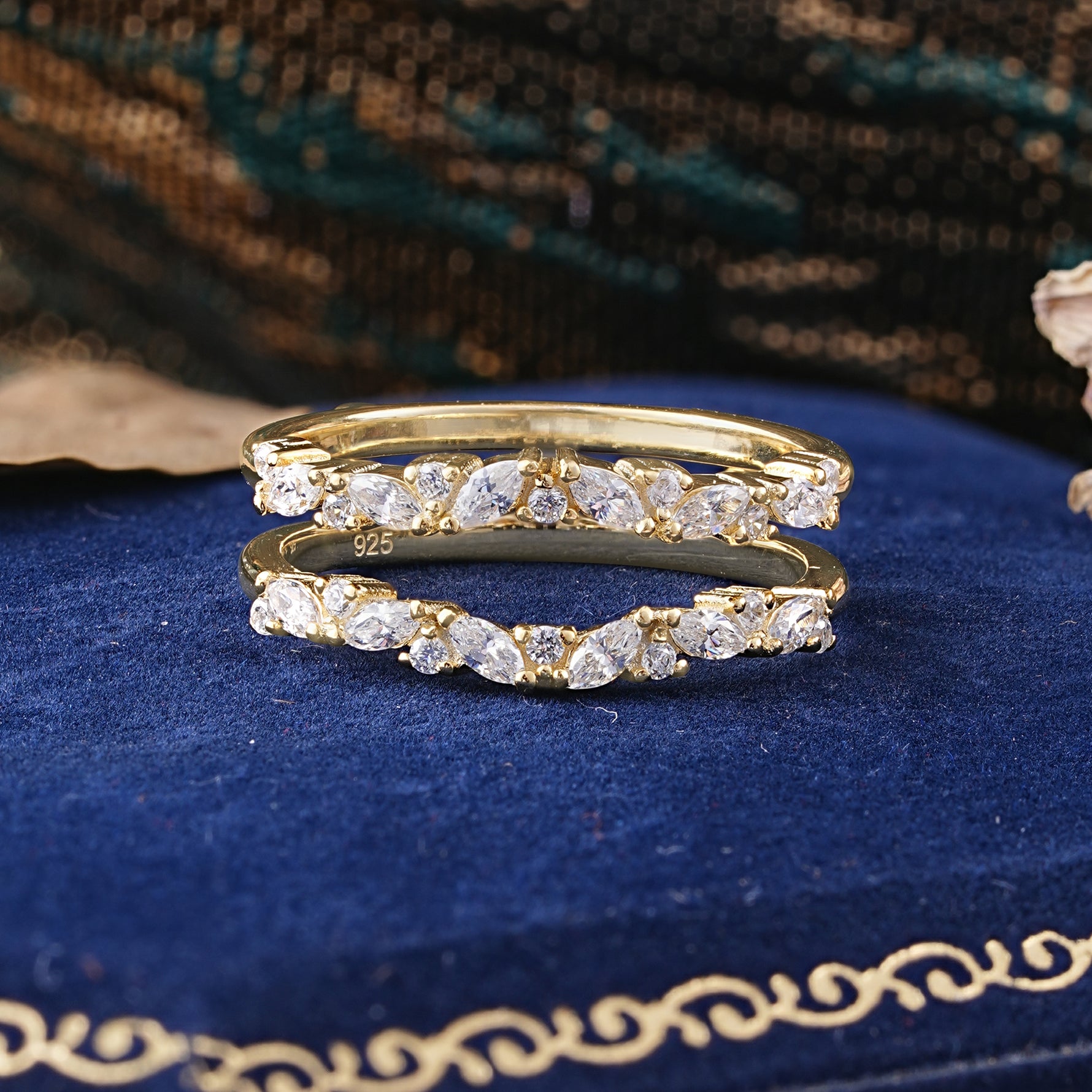 Elegant Moissanite Pavé Wedding Band for Women - Additional view