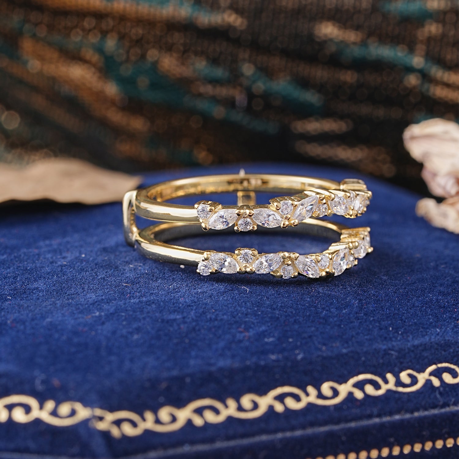 Elegant Moissanite Pavé Wedding Band for Women - Additional view