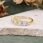 RoundCut Lab Diamond Alternating Eternity Wedding Band - Additional view