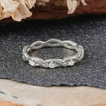 Classic Elegant 4-Prong Princess Cut Moissanite Engagement Ring - Additional view