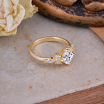 Vintage Mixed Cut Lab Diamond Eternity Wedding Band - Additional view