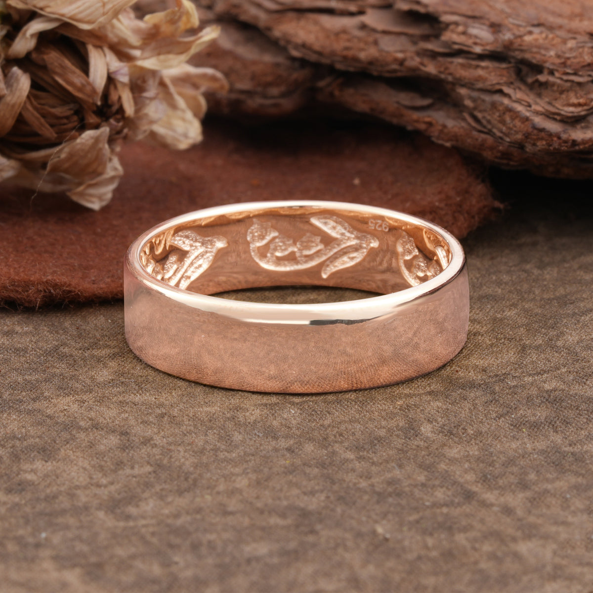 Elegant Double Layer Moissanite Pavé Wedding Band - Additional view