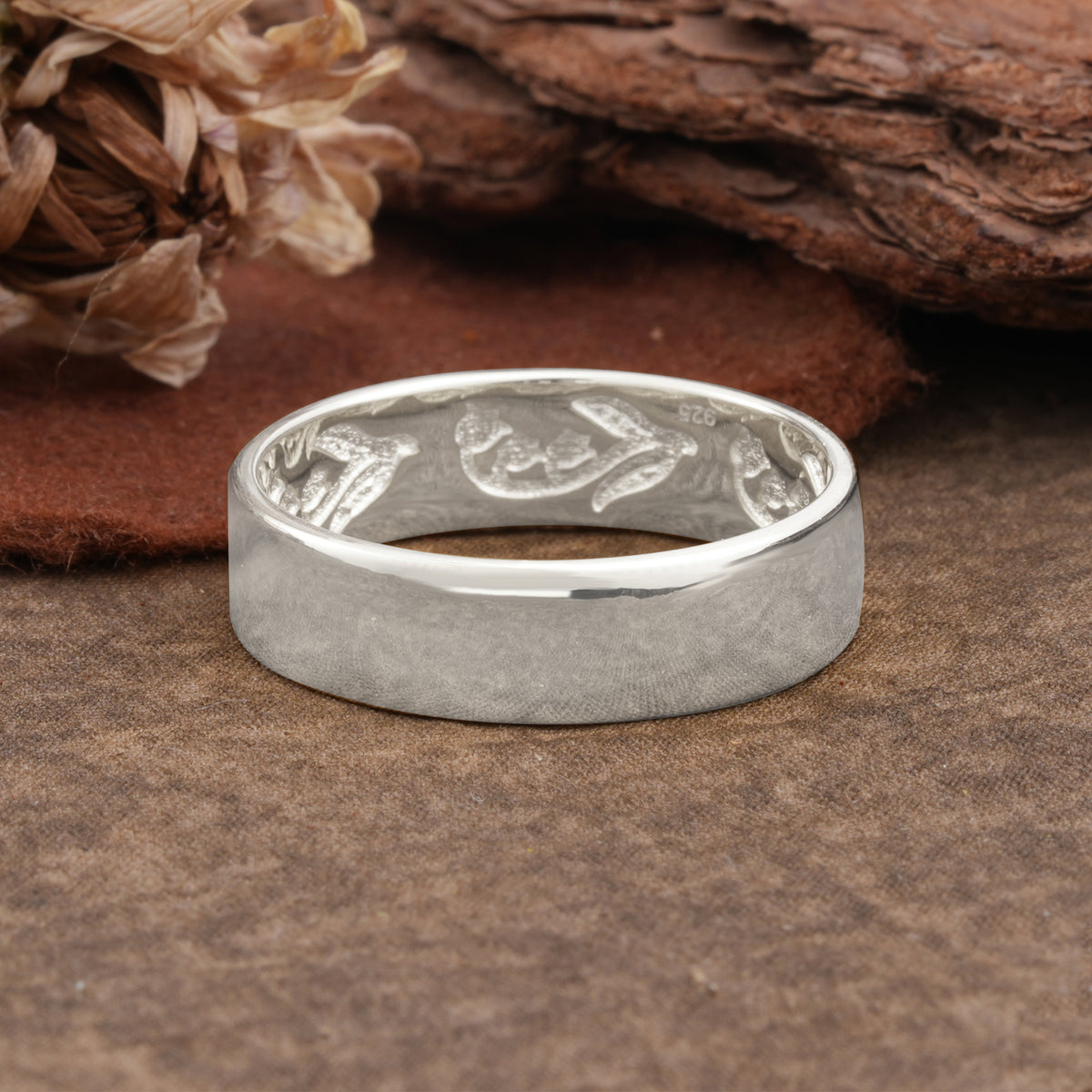 Elegant Double Layer Moissanite Pavé Wedding Band - Additional view
