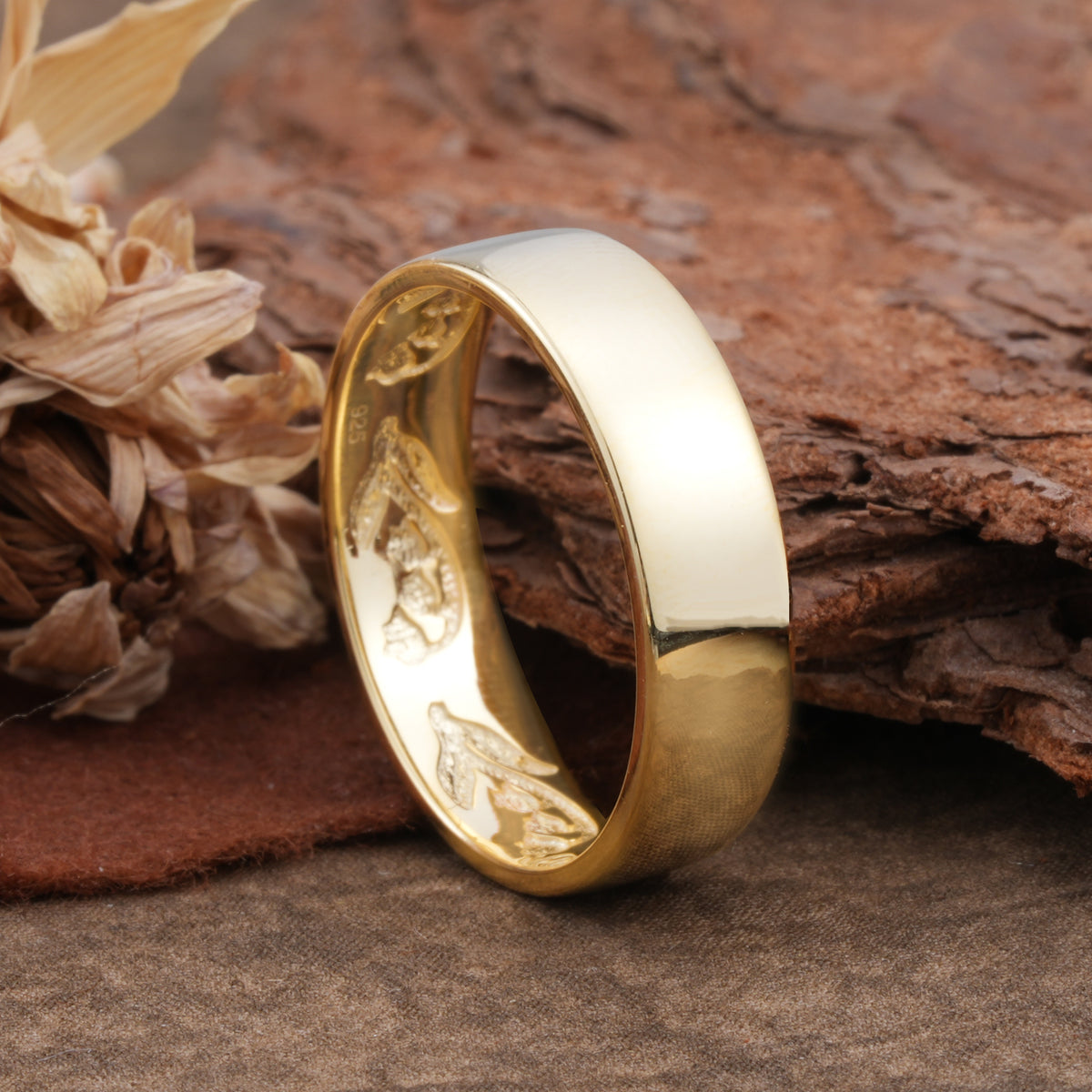 Elegant Double Layer Moissanite Pavé Wedding Band - Additional view