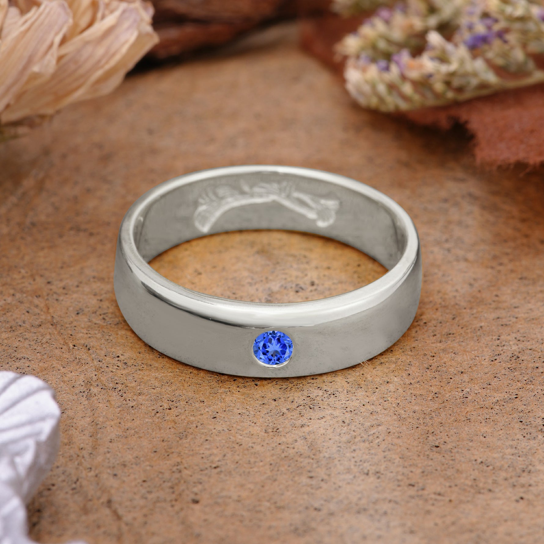 SR17322 Sapphire Ring - Additional view