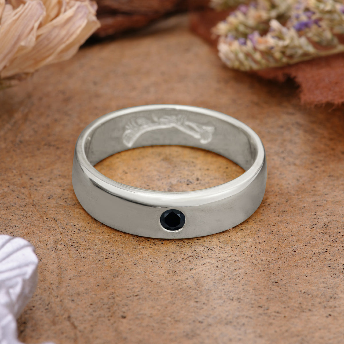 SR17322 Black Onyx Ring - Additional view