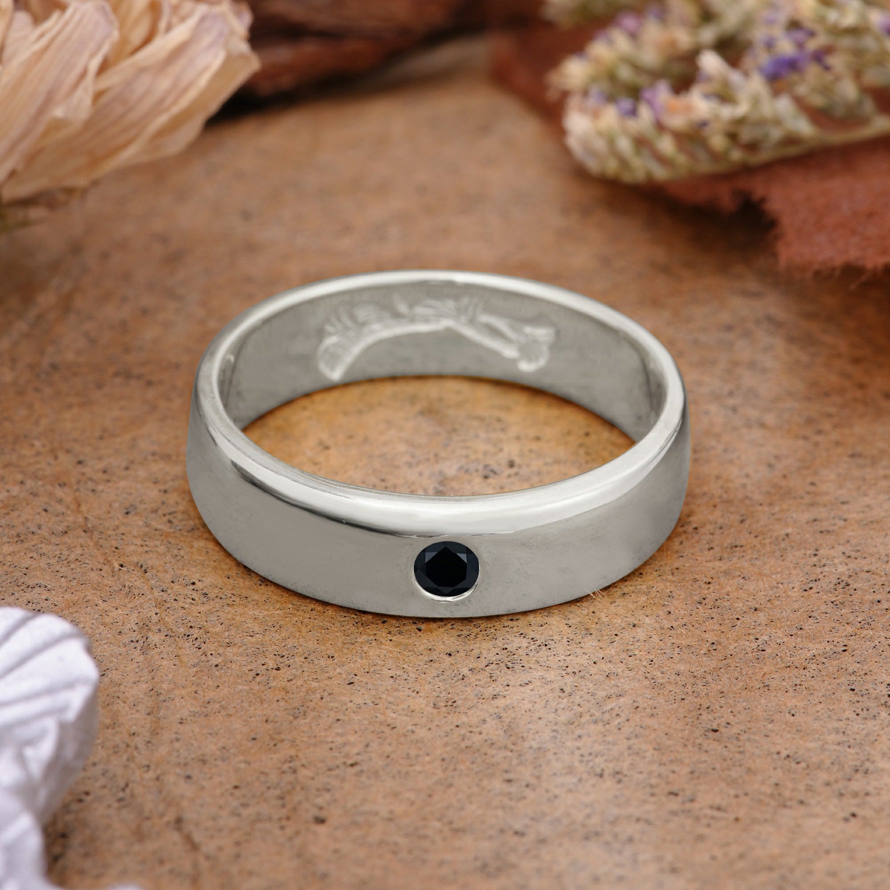 SR17322 Black Onyx Ring - Additional view