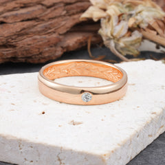 Iuxurious Round Cut Moissanite Engagement Men's ring