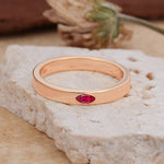 Iuxurious Oval Cut Ruby Engagement Men's Ring - Additional view