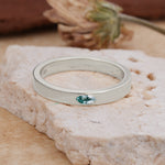 Iuxurious Oval Cut Moss Agate Engagement Men's Ring - Additional view