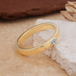 Iuxurious Oval Cut Lab Diamond Engagement Men's Ring - Additional view
