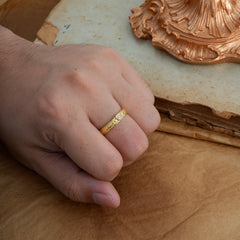 Iuxurious Heart Cut Moissanite Engagement Men's ring