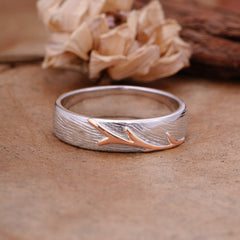 Luxurious, Stylish, And Nature-Inspired Engagement Men's ring