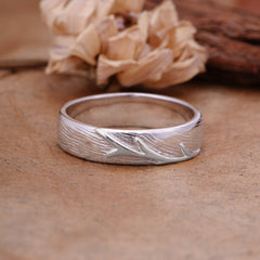 Luxurious, Stylish, And Nature-Inspired Engagement Men's ring