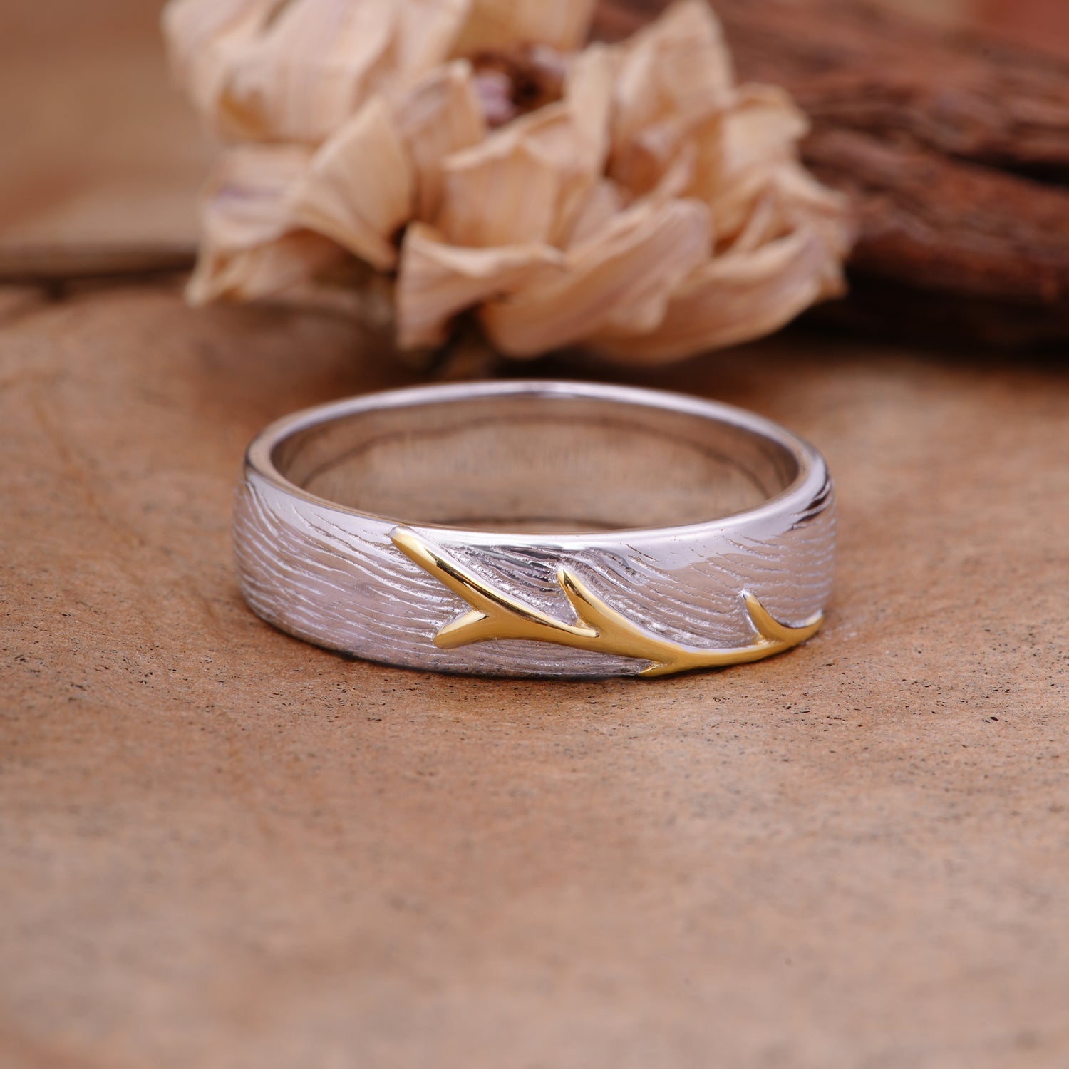 Luxurious, Stylish, And Nature-Inspired Engagement Men's ring