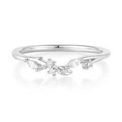 Nature-Inspired Exquisite Minimalist Moissanite Engagement Ring