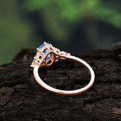 Luxury Legacy 6-Prong Oval-Cut Sapphire Engagement Ring
