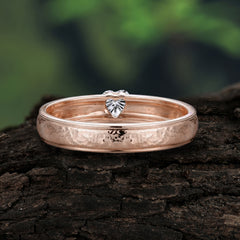 Iuxurious Heart Cut Moissanite Engagement Men's ring