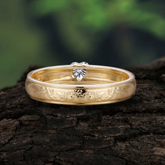 Iuxurious Heart Cut Moissanite Engagement Men's ring