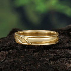 Natural Inspired Luxury Round Cut Moissanite Engagement Men's ring