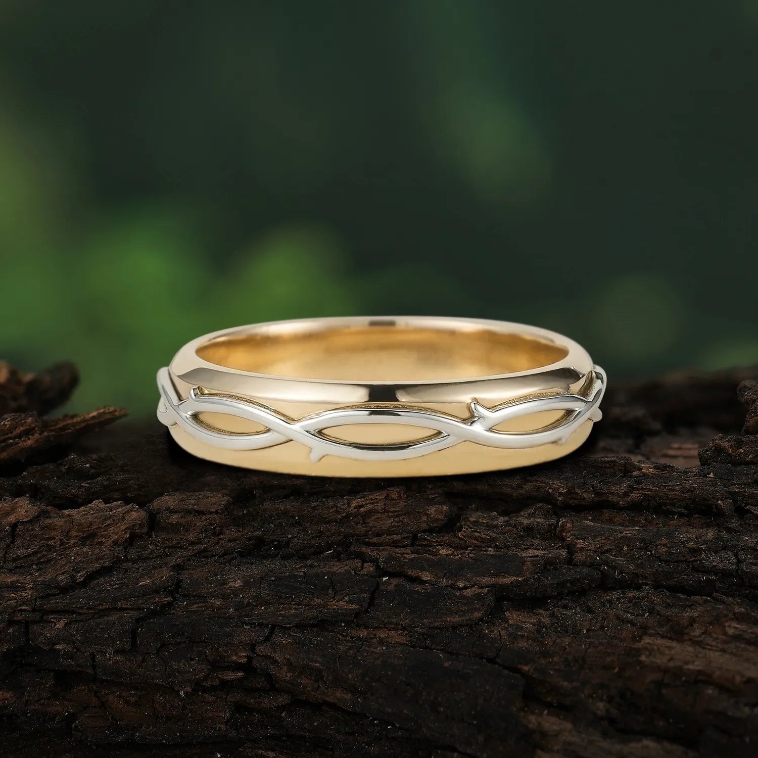 Classic Vintage Luxury Engagement Men's ring