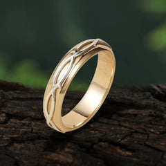 Classic Vintage Luxury Engagement Men's ring