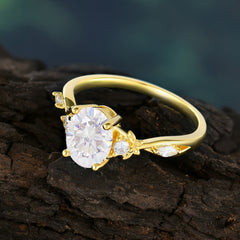 Oval Cut Moissanite Engagement Ring Modern Romance